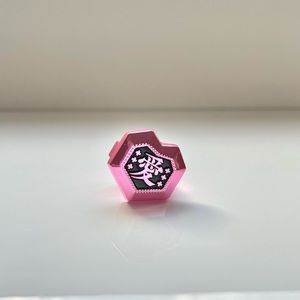 Japanese "LOVE" Kanji Symbol Ring Pink size8